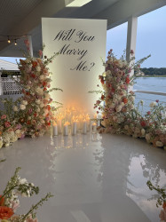 4'x8' White Acrylic Backdrop