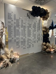 8' X 8' Seating Chart